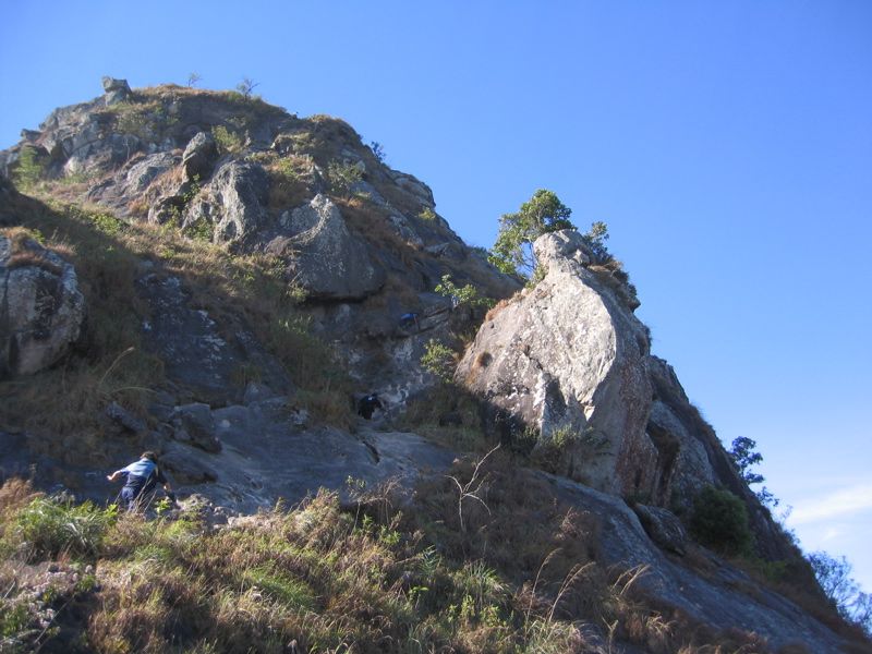 The peak above the Edakkal Caves